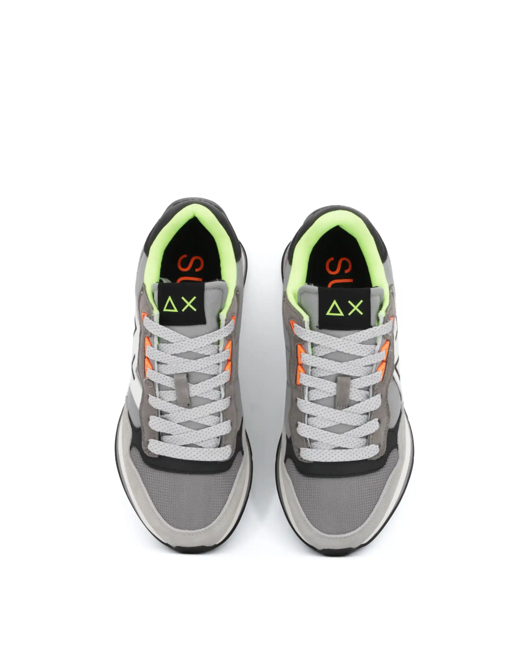 SUN68 SNEAKERS JAKI 2.0 FLUO GRIGIO