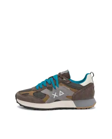 SUN68 SNEAKERS JAKI OUTDOOR MARRONE