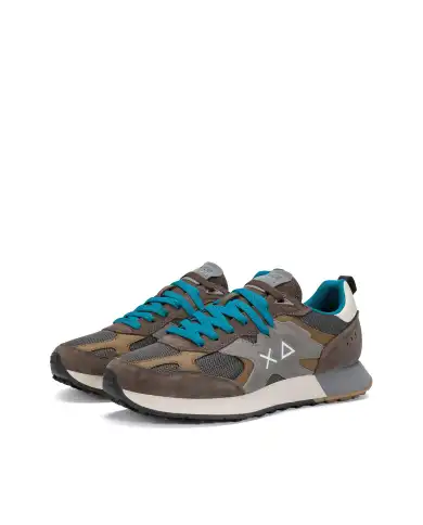 SUN68 SNEAKERS JAKI OUTDOOR MARRONE