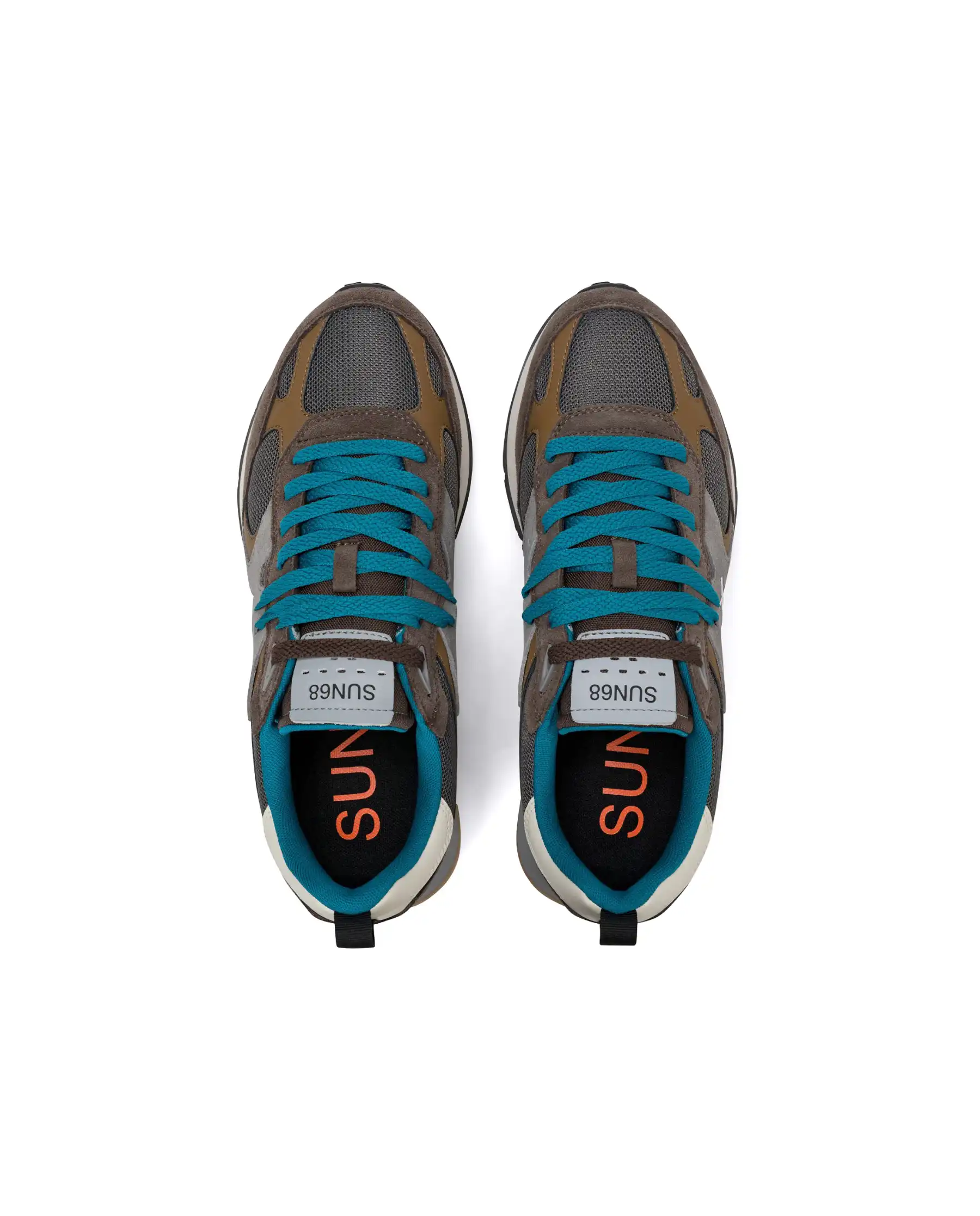 SUN68 SNEAKERS JAKI OUTDOOR MARRONE