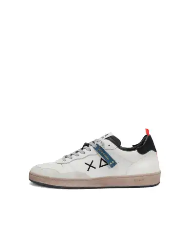 SUN68 SNEAKERS URBAN BASKET BIANCO