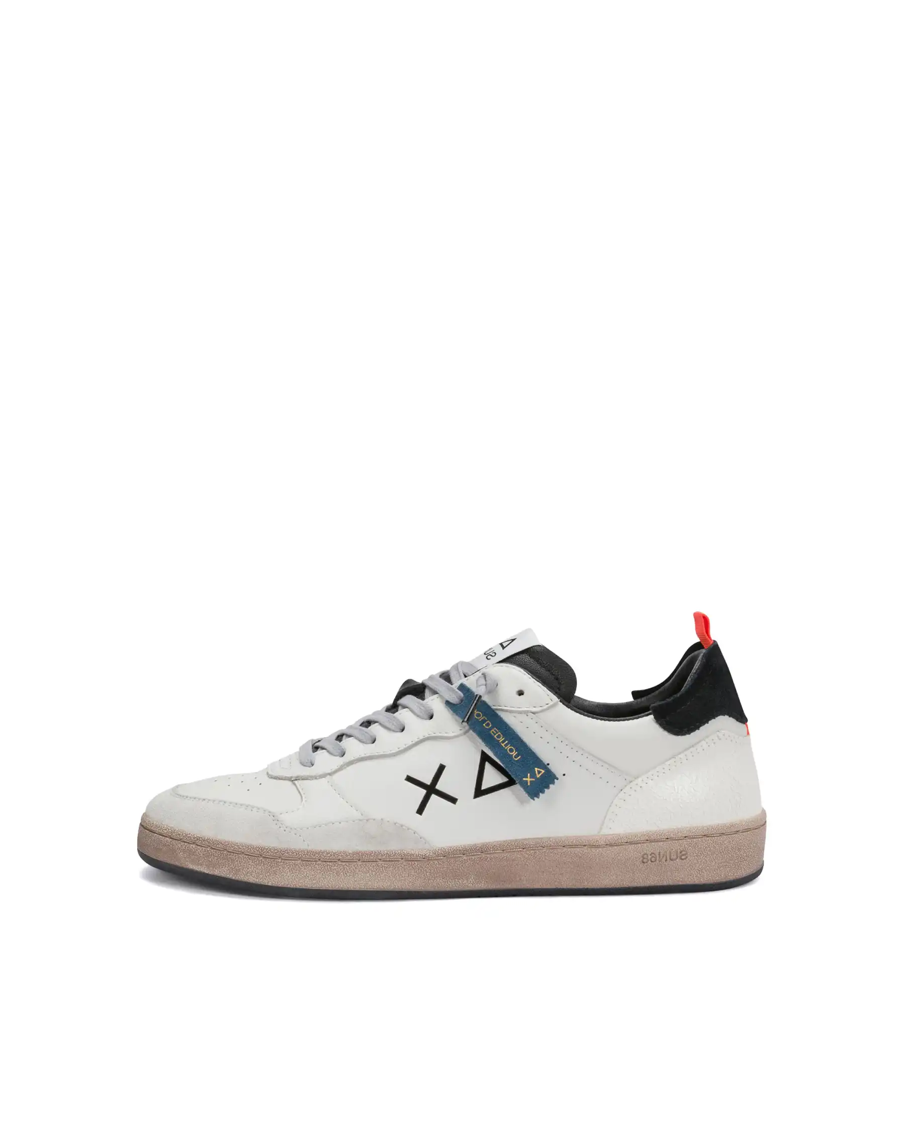 SUN68 SNEAKERS URBAN BASKET BIANCO