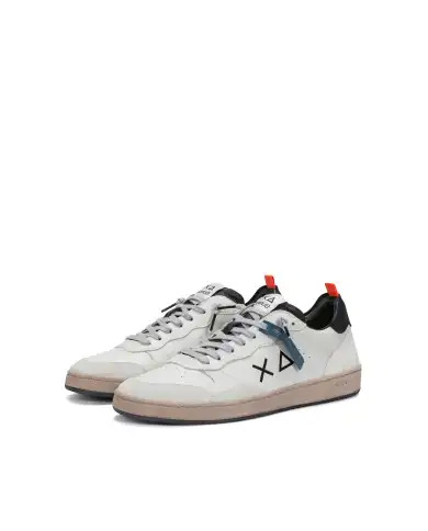 SUN68 SNEAKERS URBAN BASKET BIANCO