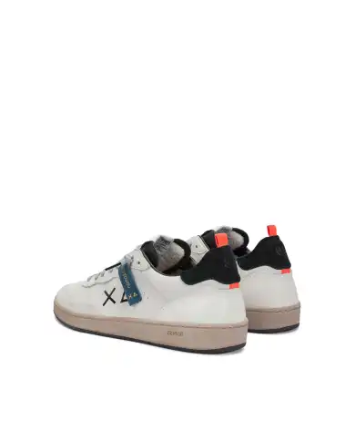 SUN68 SNEAKERS URBAN BASKET BIANCO