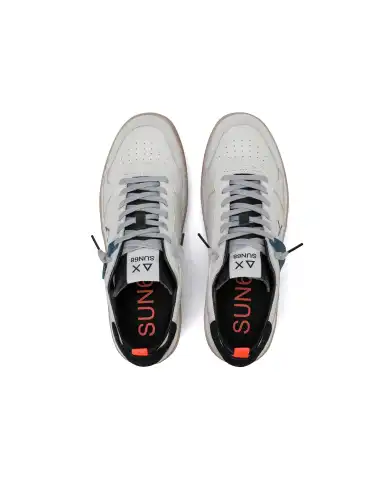 SUN68 SNEAKERS URBAN BASKET BIANCO