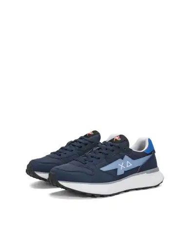 SUN68 SNEAKERS NIKI 4.0 SOLID BLU