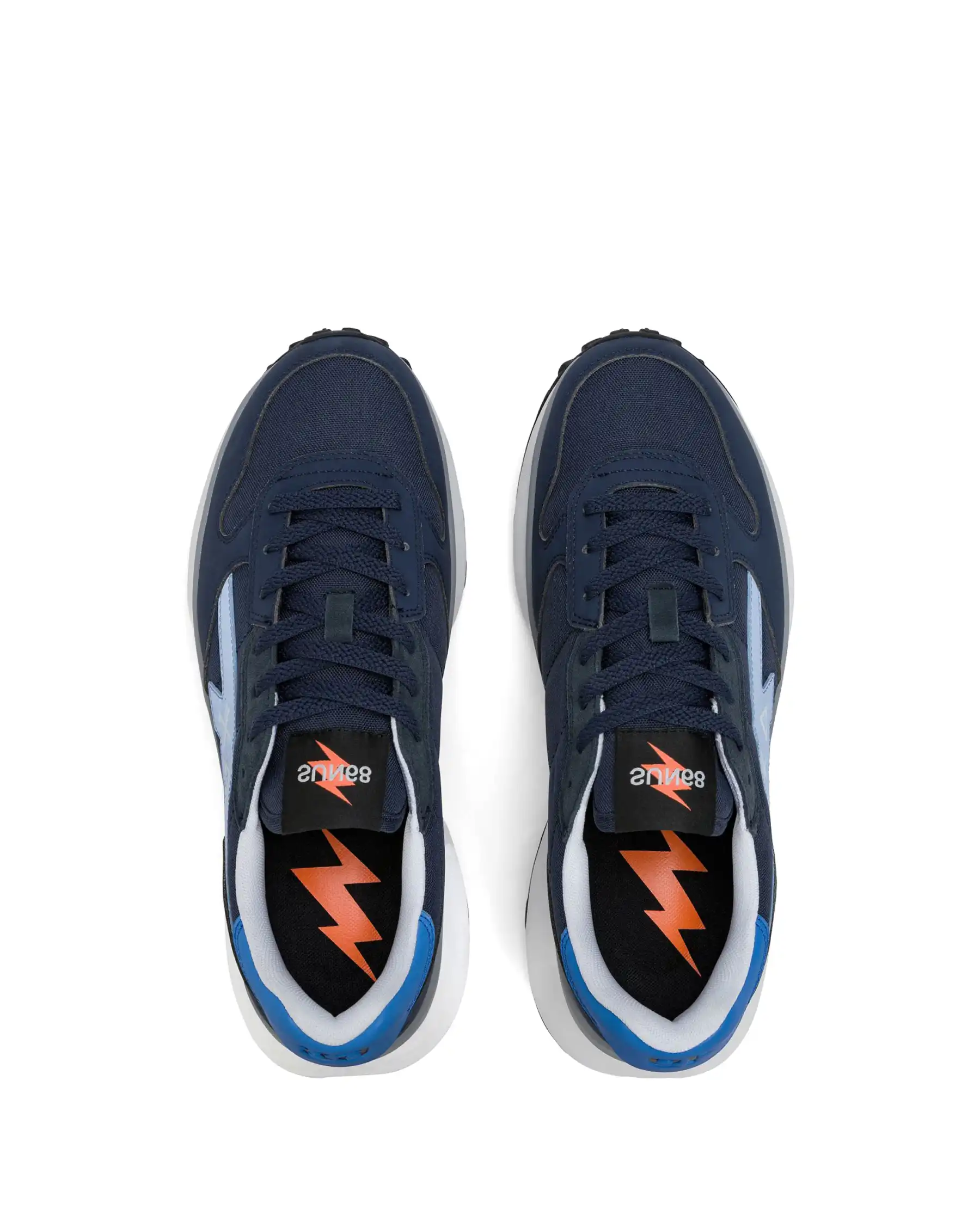SUN68 SNEAKERS NIKI 4.0 SOLID BLU