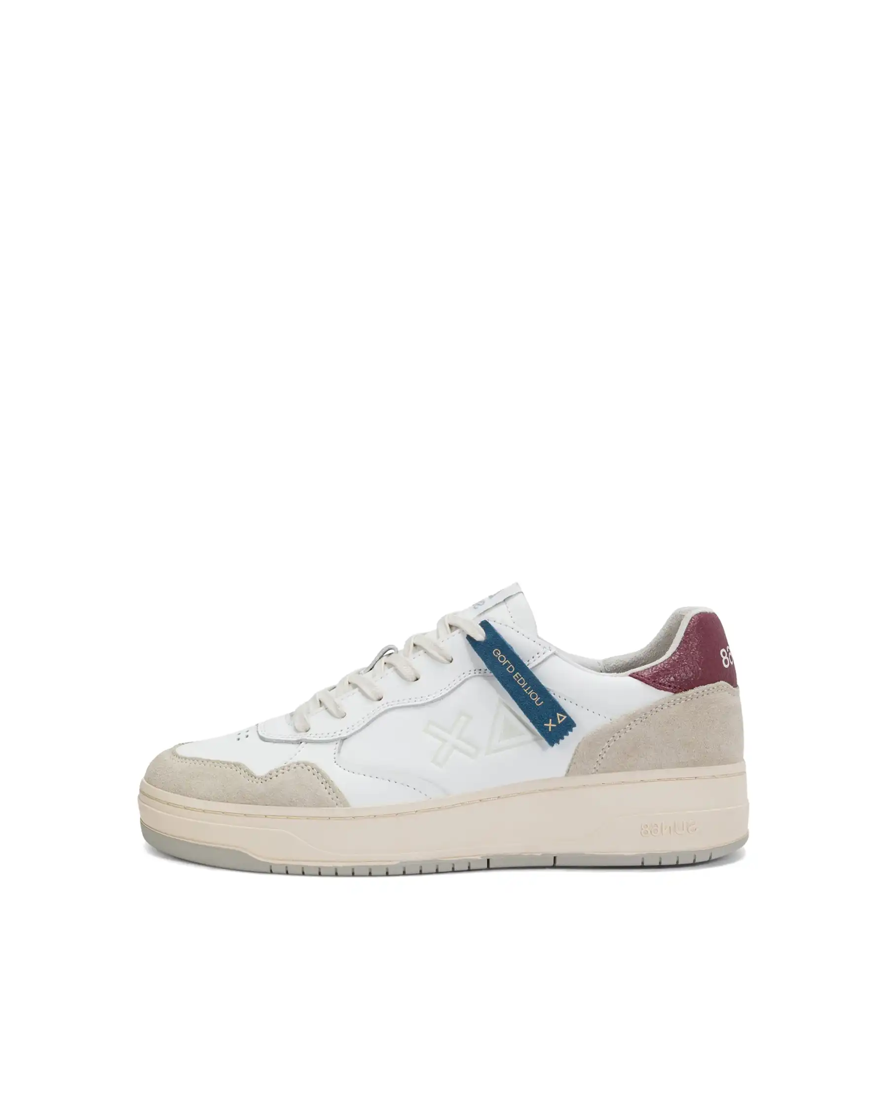 SUN68 SNEAKERS BIG BASKET EVO BIANCO