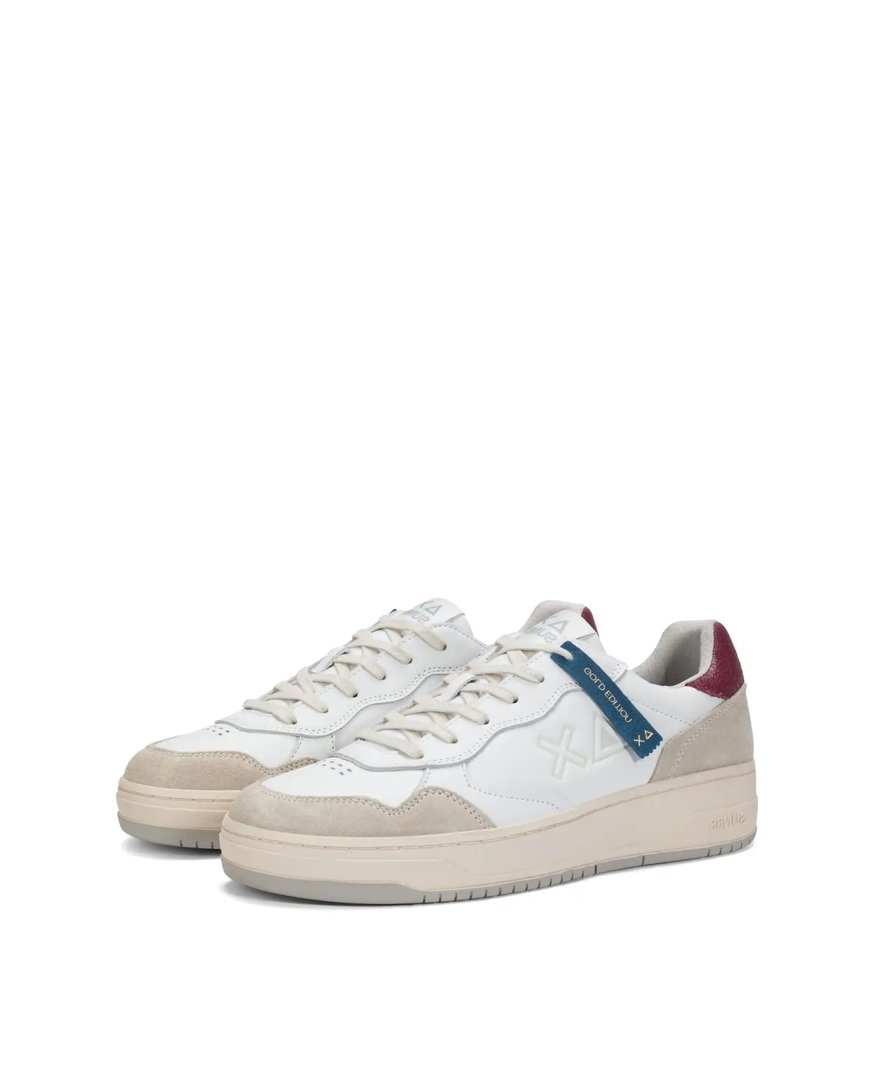 SUN68 SNEAKERS BIG BASKET EVO BIANCO