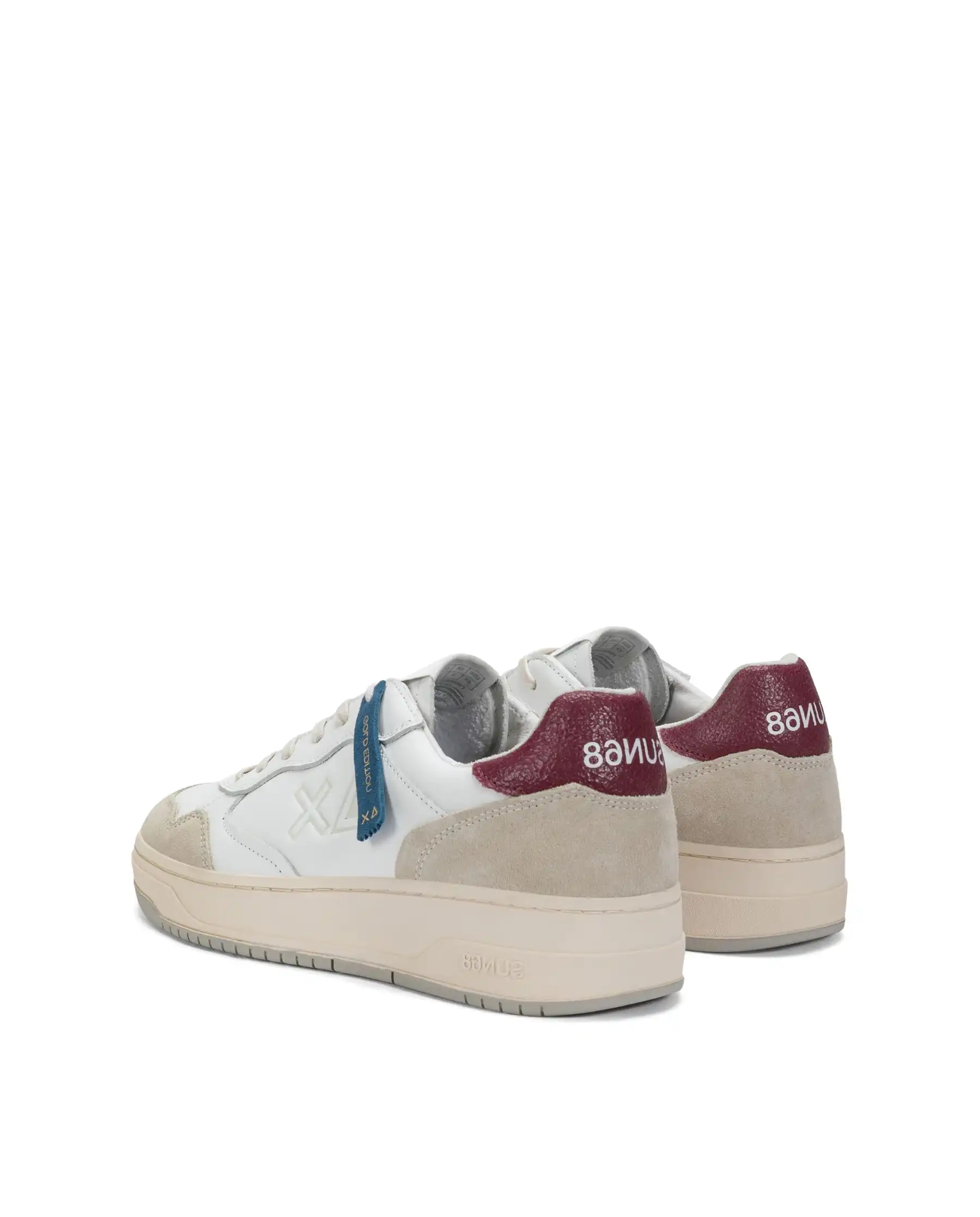 SUN68 SNEAKERS BIG BASKET EVO BIANCO