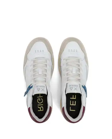 SUN68 SNEAKERS BIG BASKET EVO BIANCO