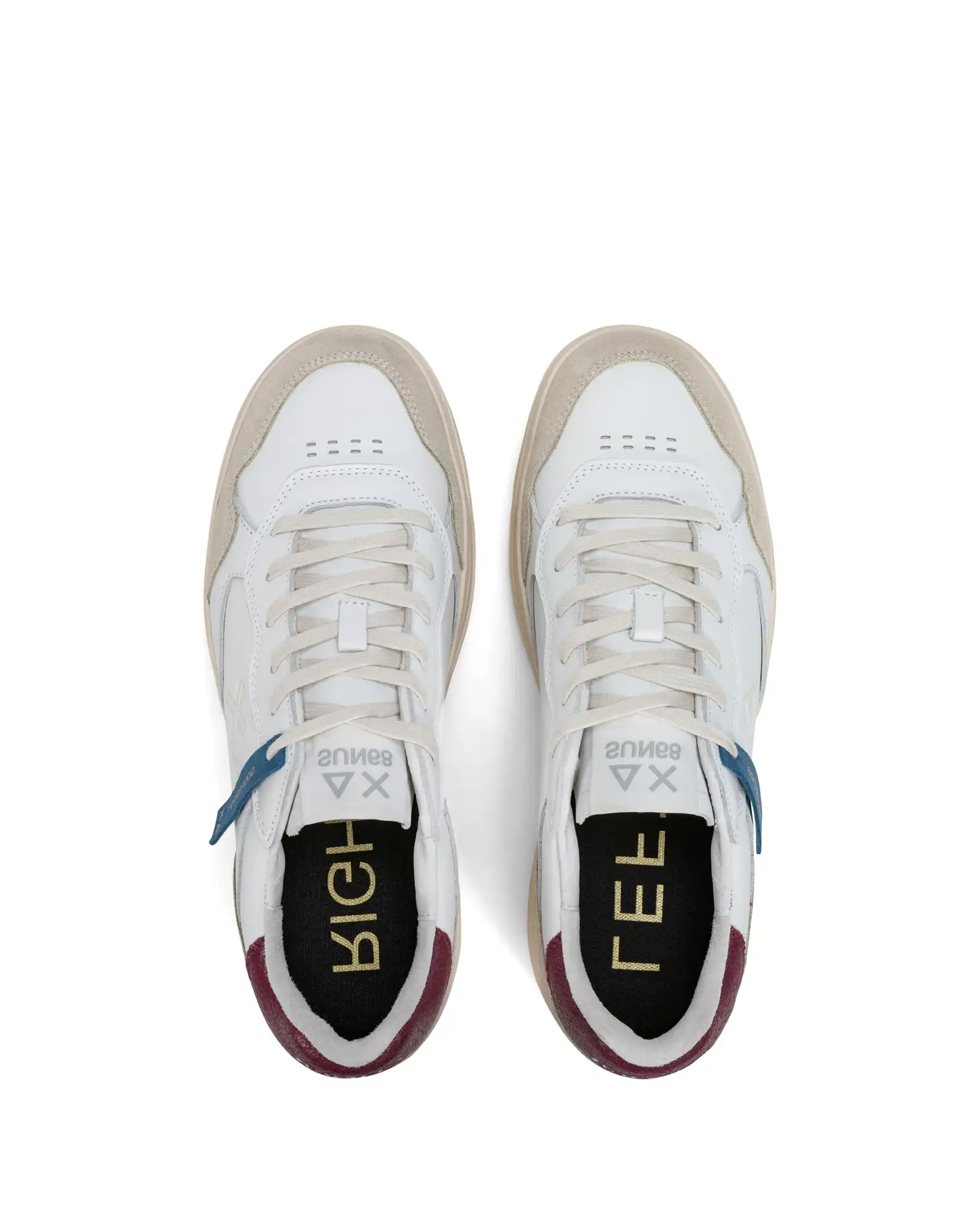 SUN68 SNEAKERS BIG BASKET EVO BIANCO