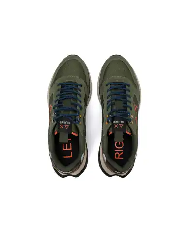 SUN68 SNEAKERS FIRE & CAMPING VERDE MILITARE