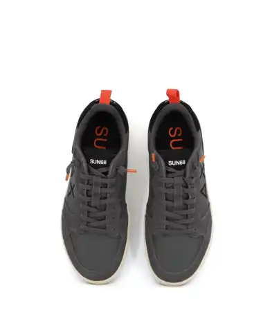 SUN68 SNEAKERS GENIUS SOLID GRIGIO