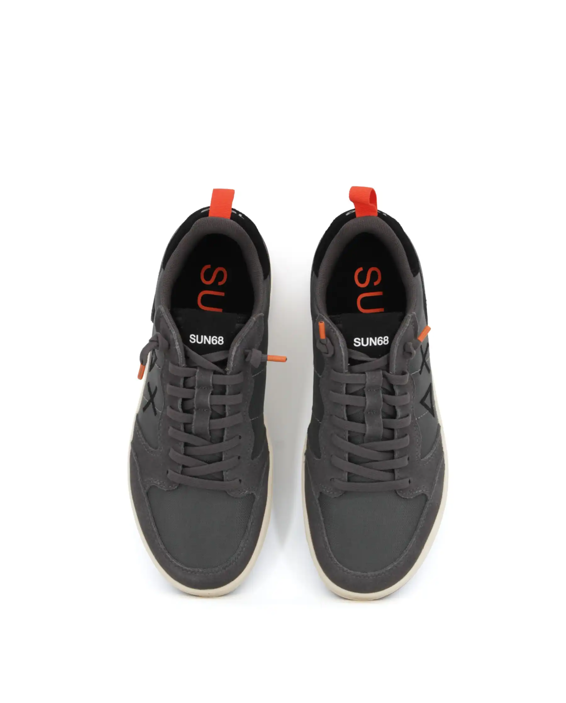 SUN68 SNEAKERS GENIUS SOLID GRIGIO