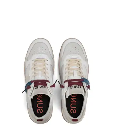 SUN68 SNEAKERS URBAN BASKET BIANCO