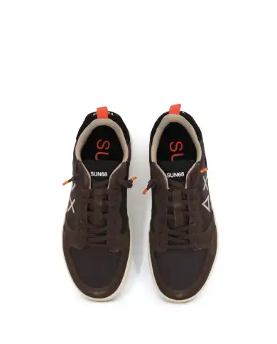 SUN68 SNEAKERS GENIUS SOLID MARRONE