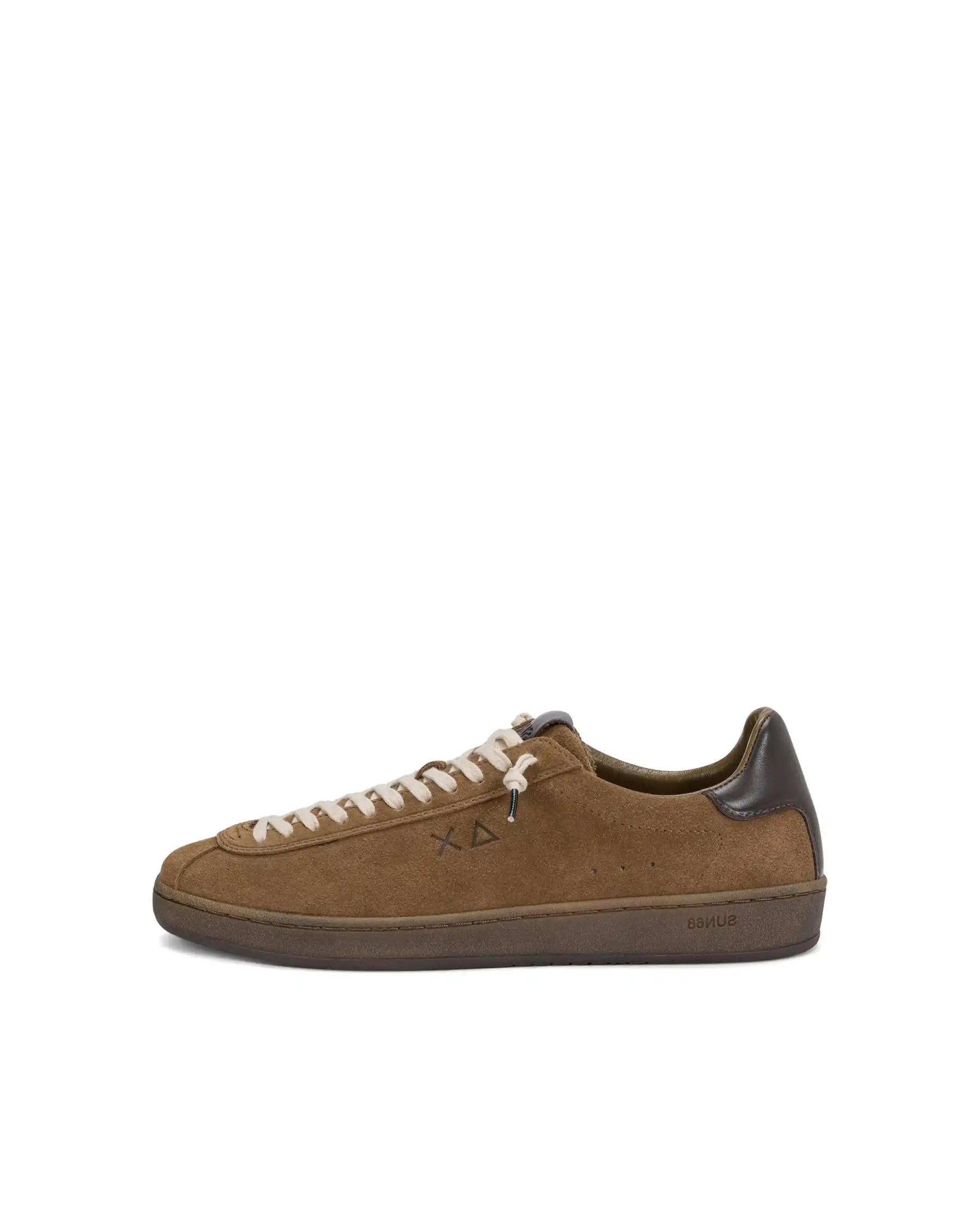 SUN68 SNEAKERS URBAN PEAK SUEDE MARRONE