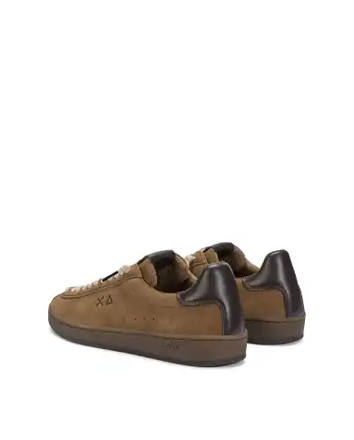 SUN68 SNEAKERS URBAN PEAK SUEDE MARRONE