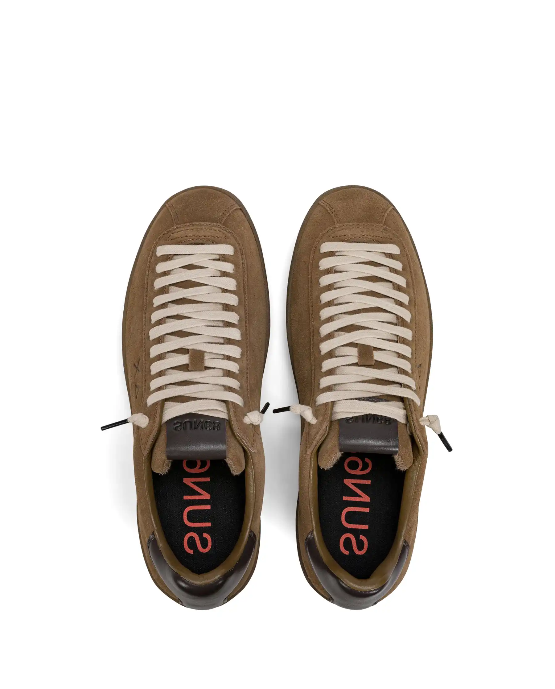 SUN68 SNEAKERS URBAN PEAK SUEDE MARRONE