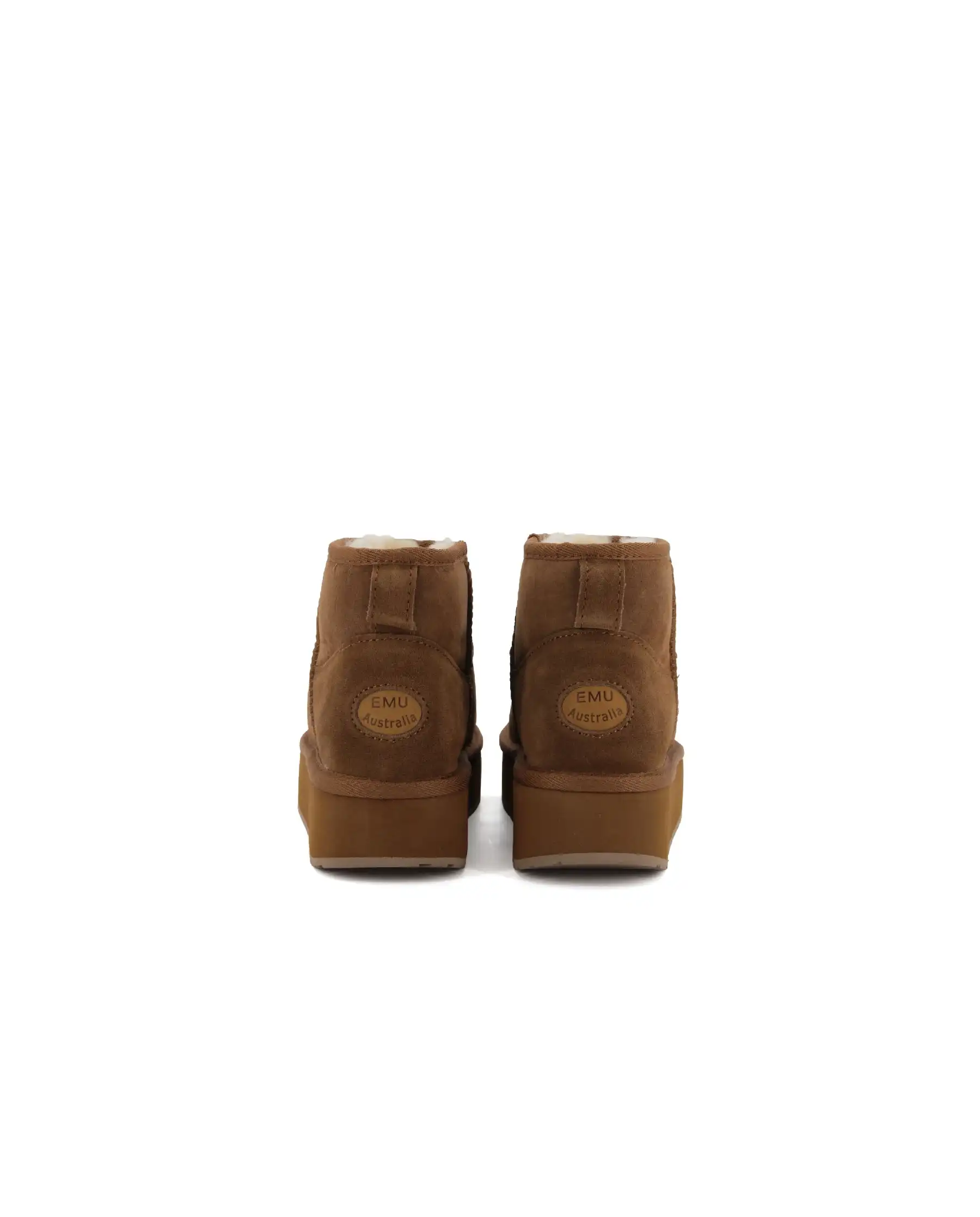 EMU AUSTRALIA EMU AUSTRALIA STIVALETTI STINGER MICRO FLATFORM MARRONE CAMMELLO