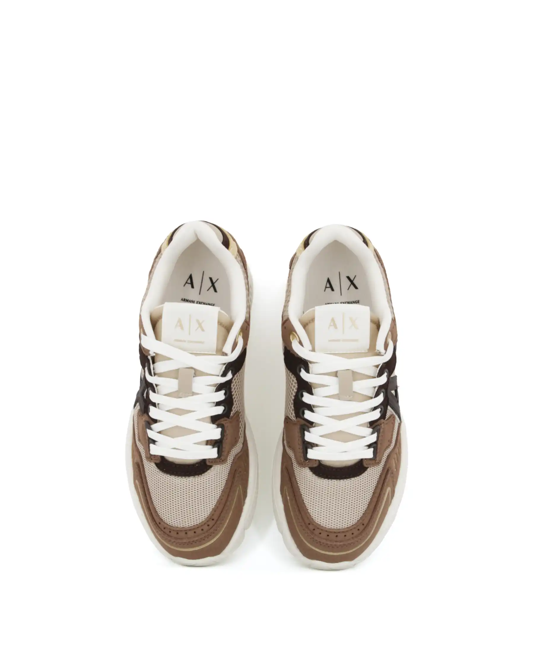 ARMANI EXCHANGE SNEAKERS TAUPE