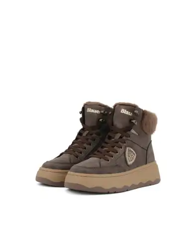 BLAUER ANFIBI MARIBEL MARRONE