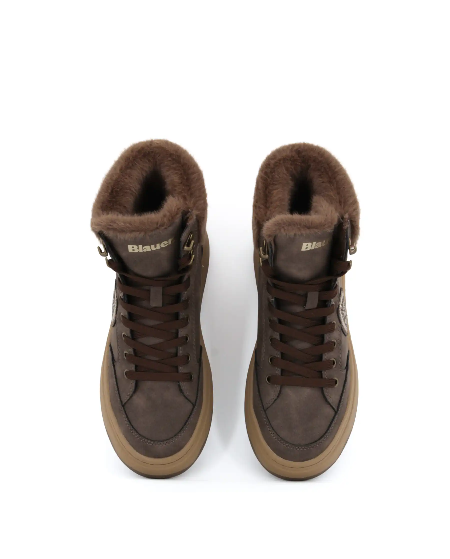 BLAUER ANFIBI MARIBEL MARRONE