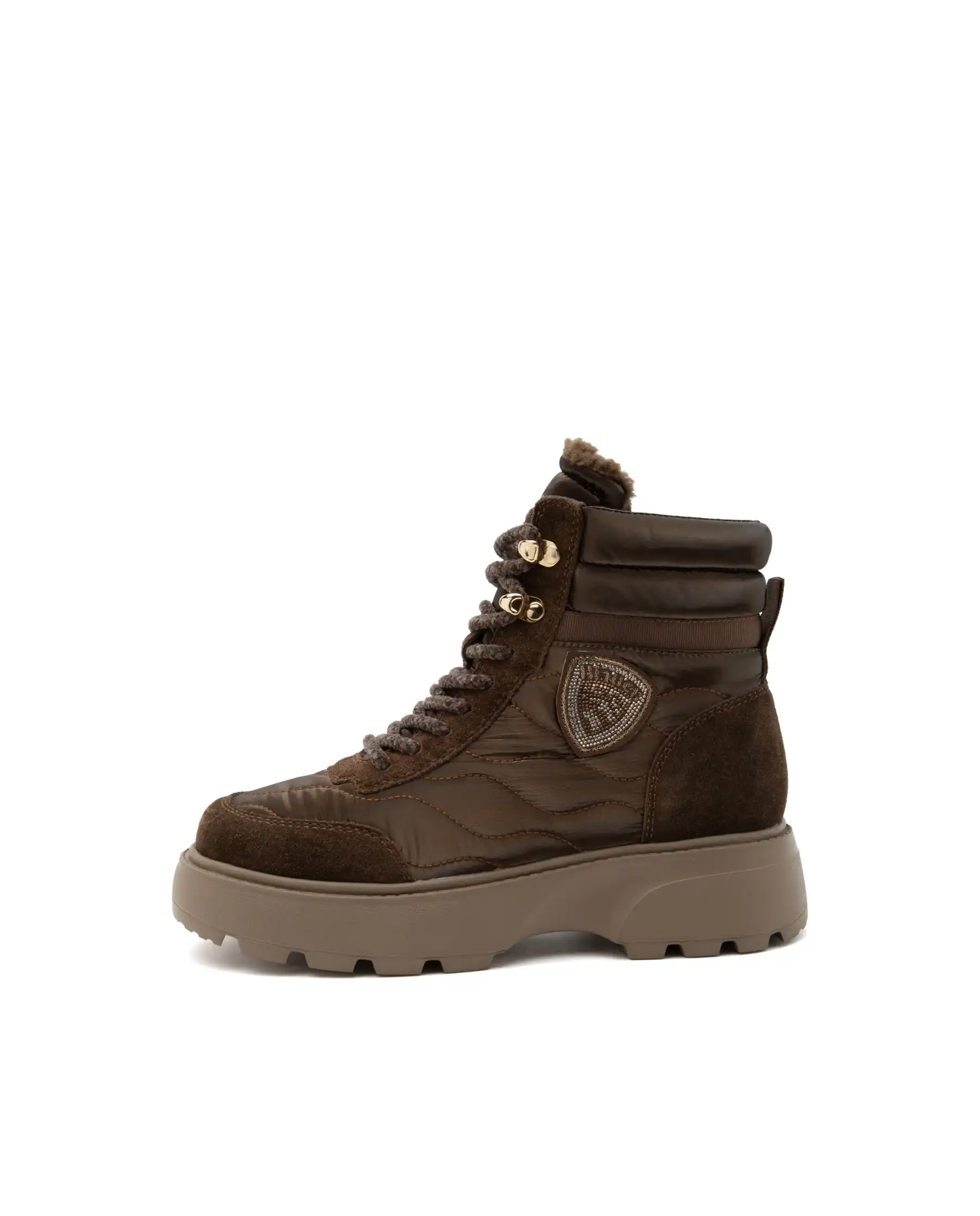 BLAUER ANIFIBI BLANCA MARRONE