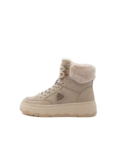 BLAUER ANFIBI MARIBEL BEIGE
