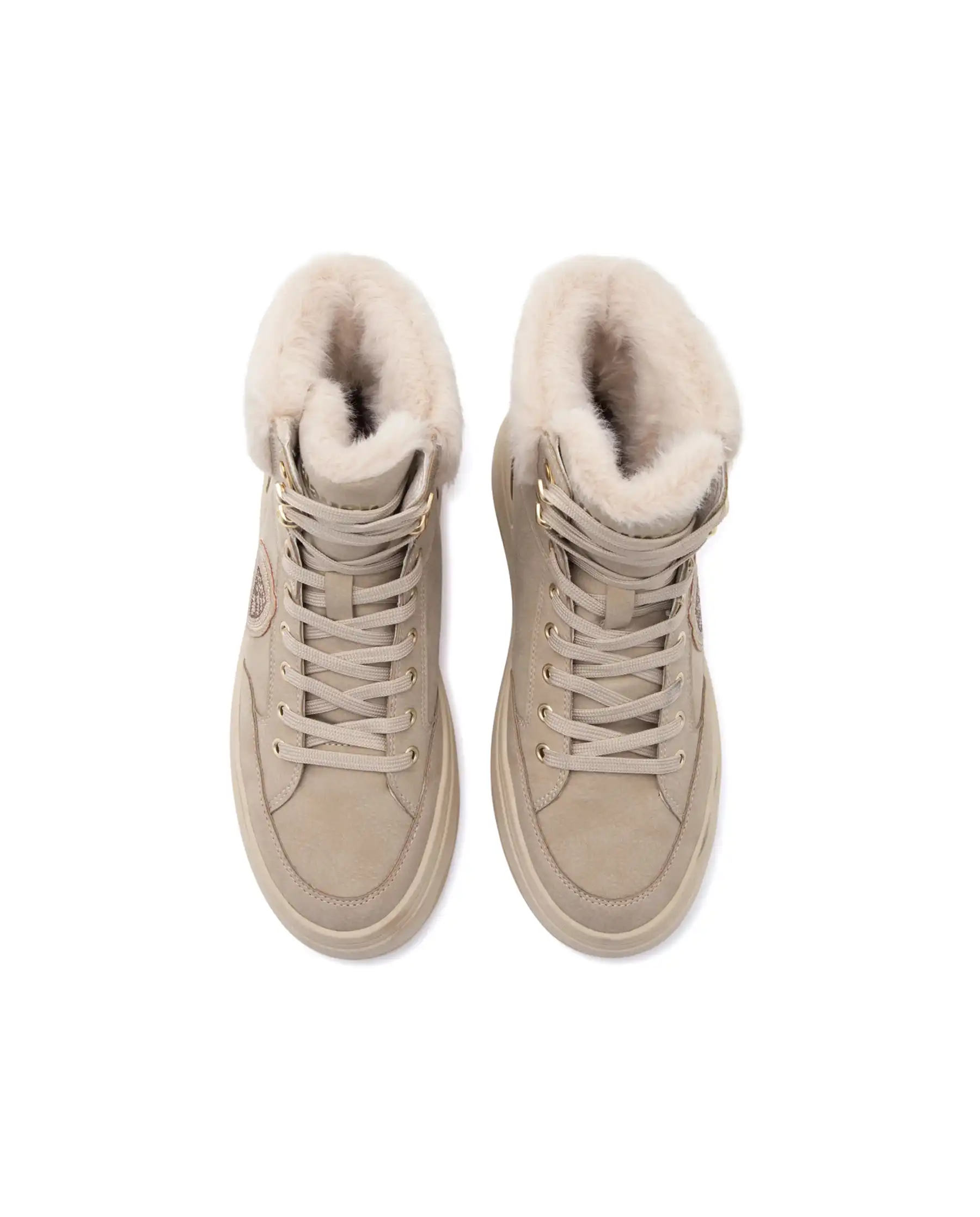 BLAUER ANFIBI MARIBEL BEIGE