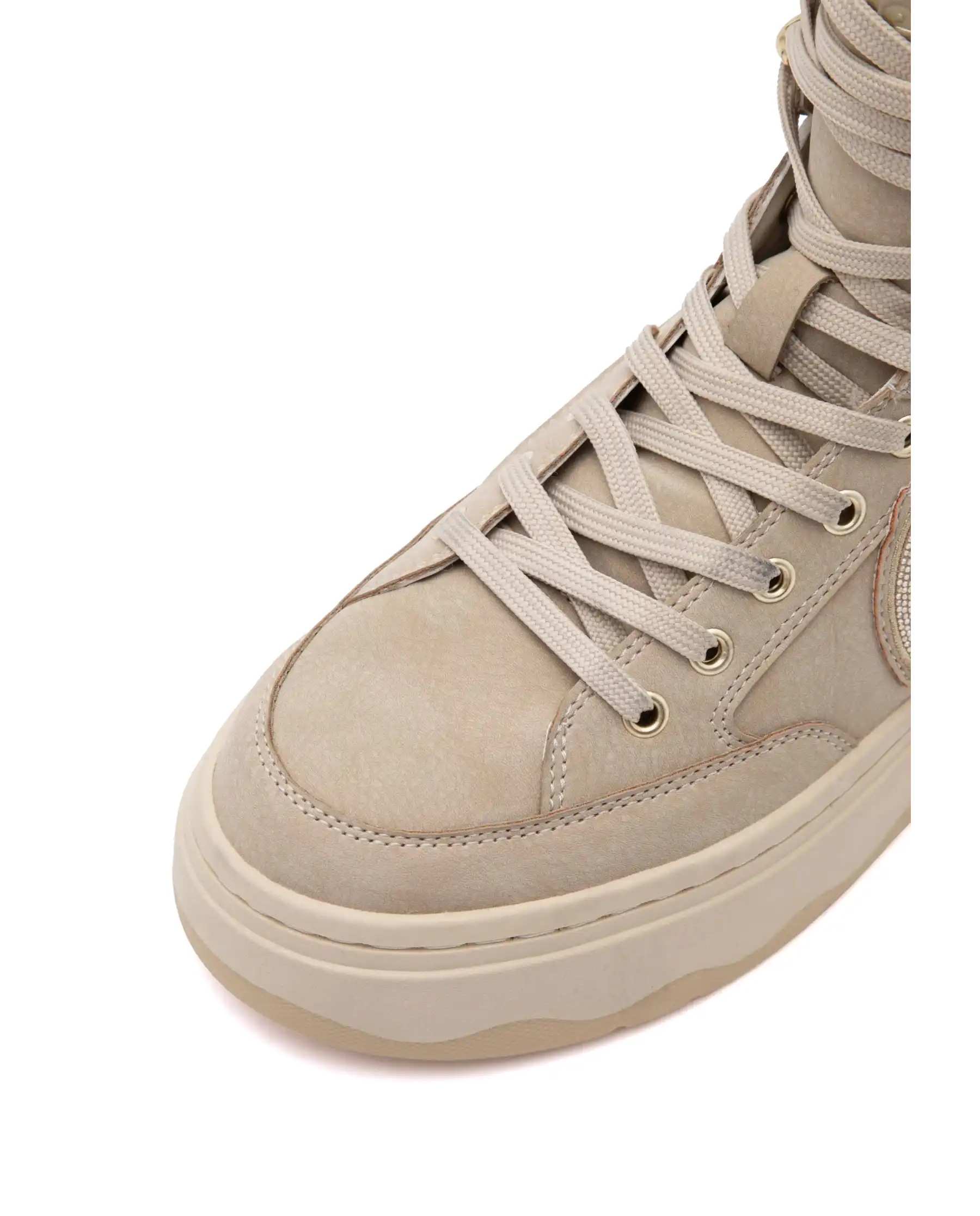BLAUER ANFIBI MARIBEL BEIGE