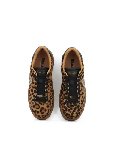 BLAUER SNEAKERS VICTROY LEOPARDATO