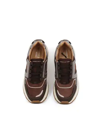ALEXANDER SMITH SNEAKERS WINDSOR MARRONE
