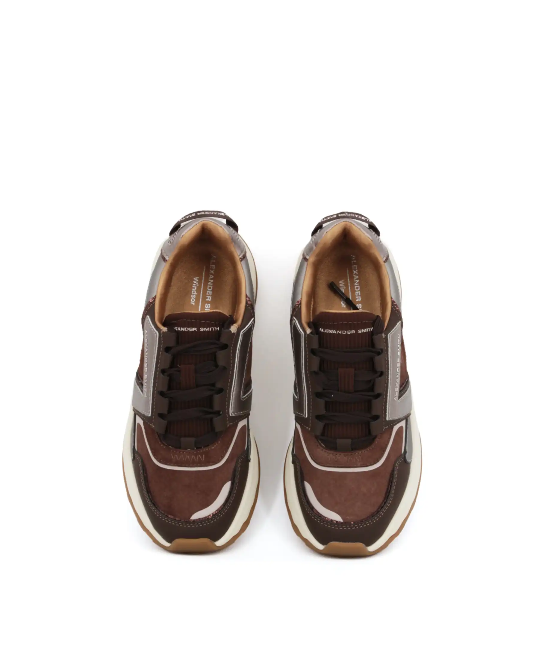 ALEXANDER SMITH SNEAKERS WINDSOR MARRONE
