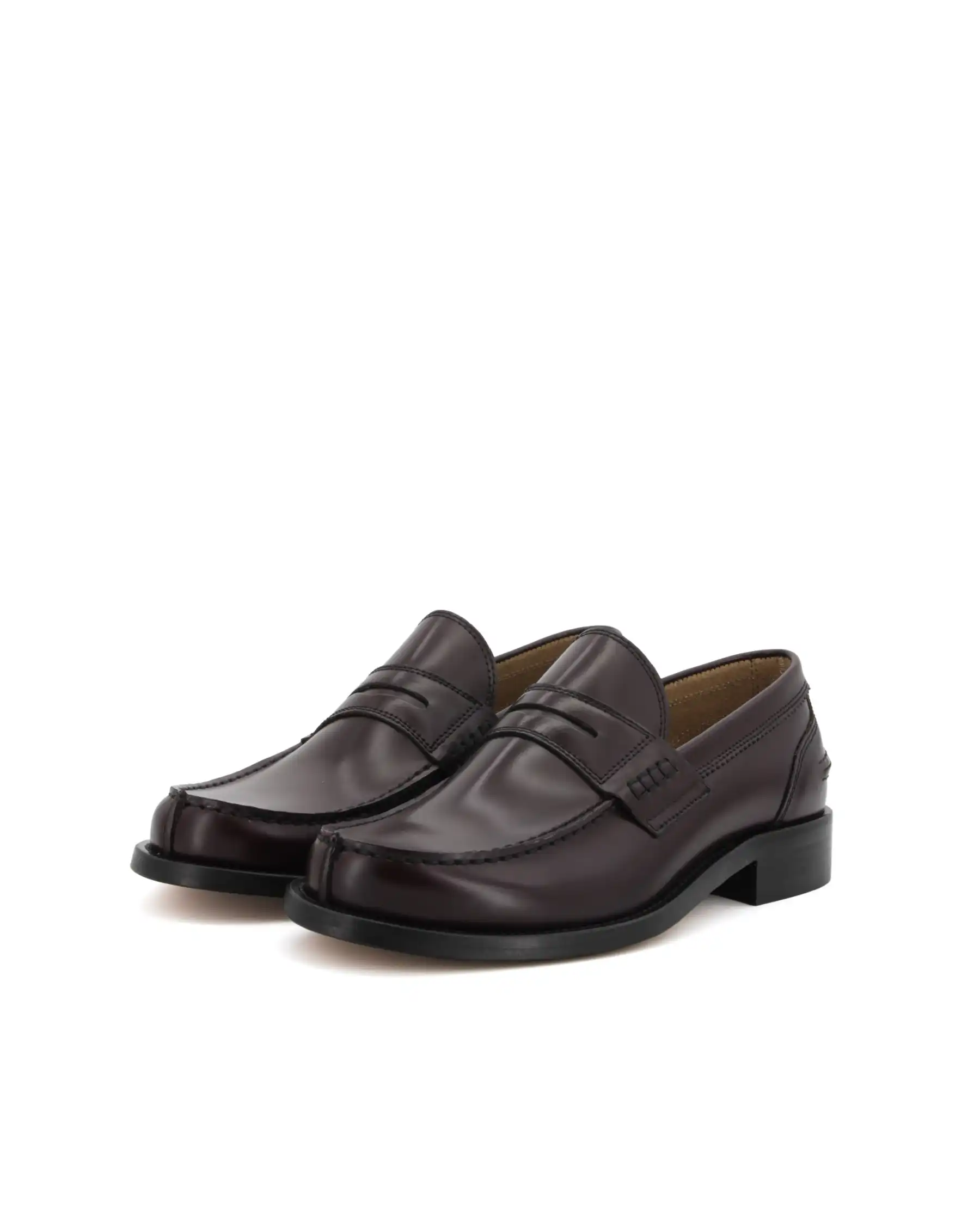 ANTICA CUOIERIA ANTICA CUOIERIA MOCASSINI GLOSS BORDEAUX BORDEAUX
