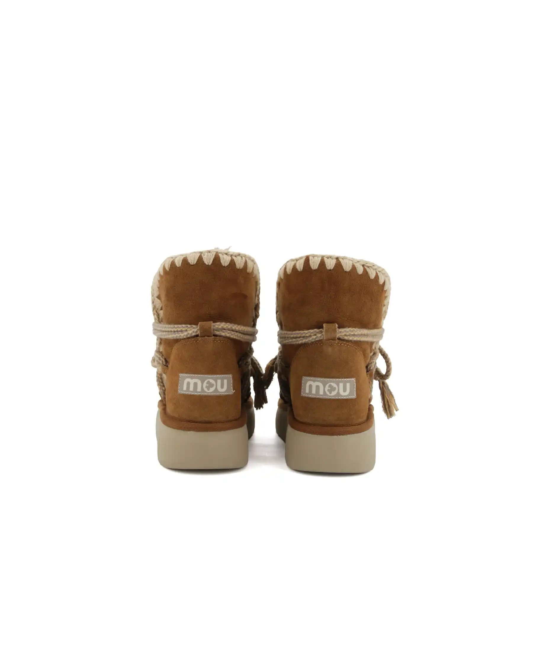 MOU STIVALETTI BOUNCE CUOIO