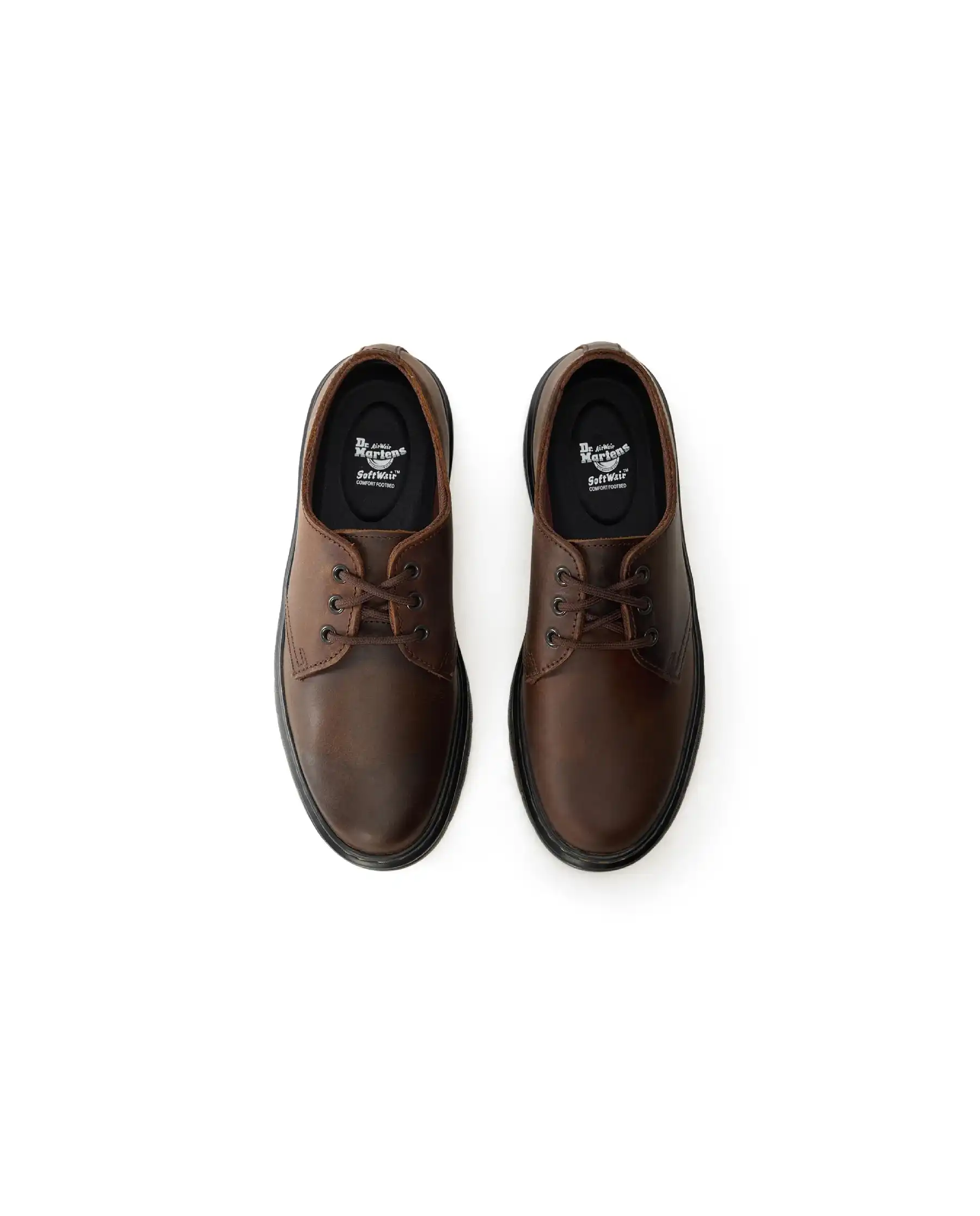 DR.MARTENS STRINGATE BROOKLINE LO MARRONE