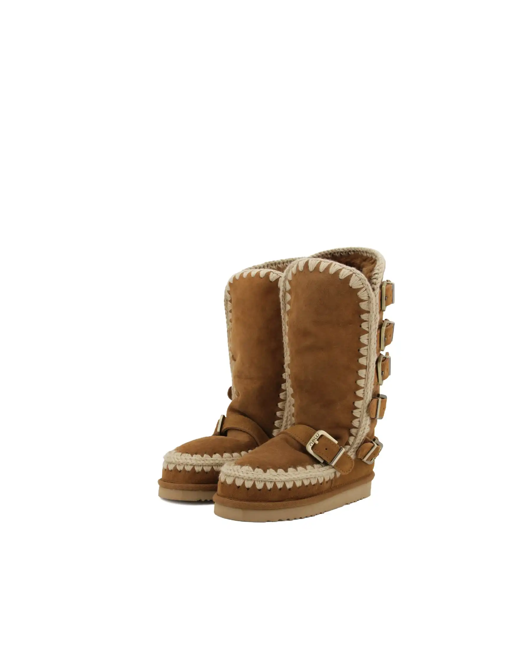 MOU STIVALI ESKIMO 40 BUCKLE CUOIO