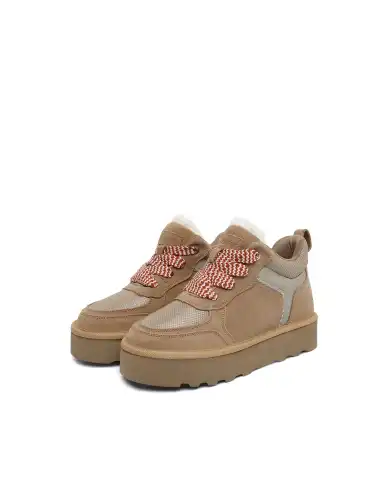 CLARKS SNEAKERS ALTE MEARE EASY CAMMELLO