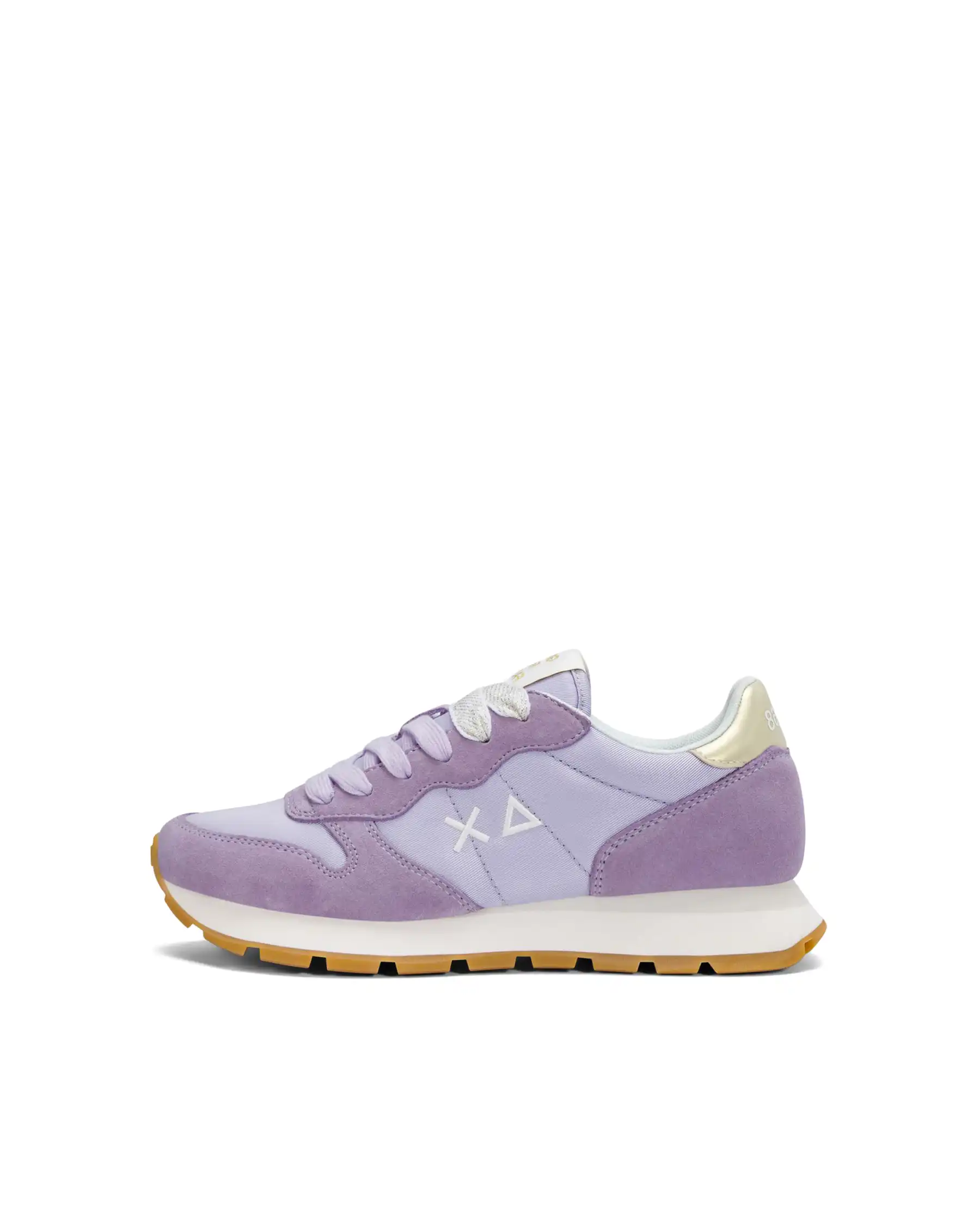 SUN68 SNEAKERS ALLY GOLD SILVER LILLA