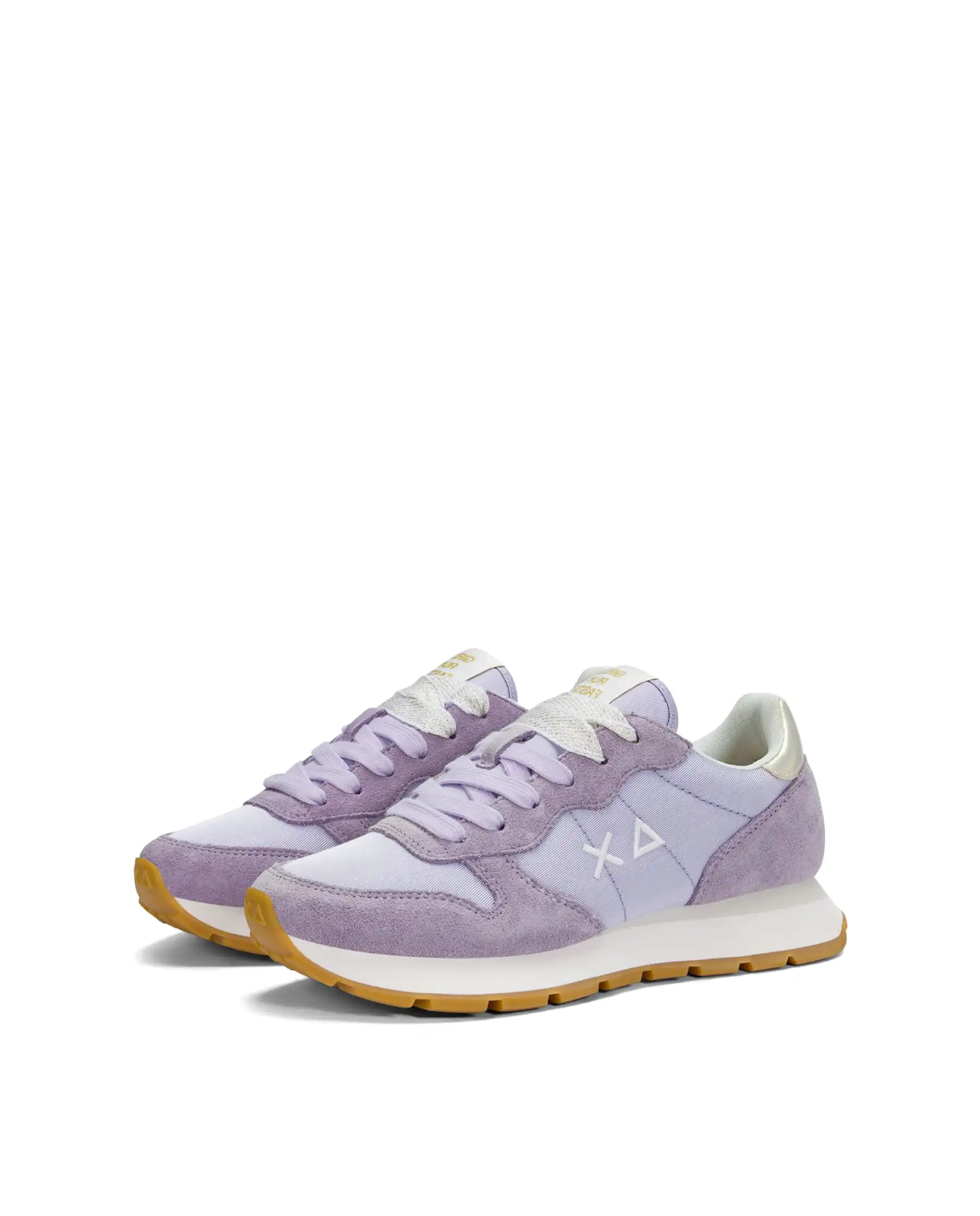 SUN68 SNEAKERS ALLY GOLD SILVER LILLA