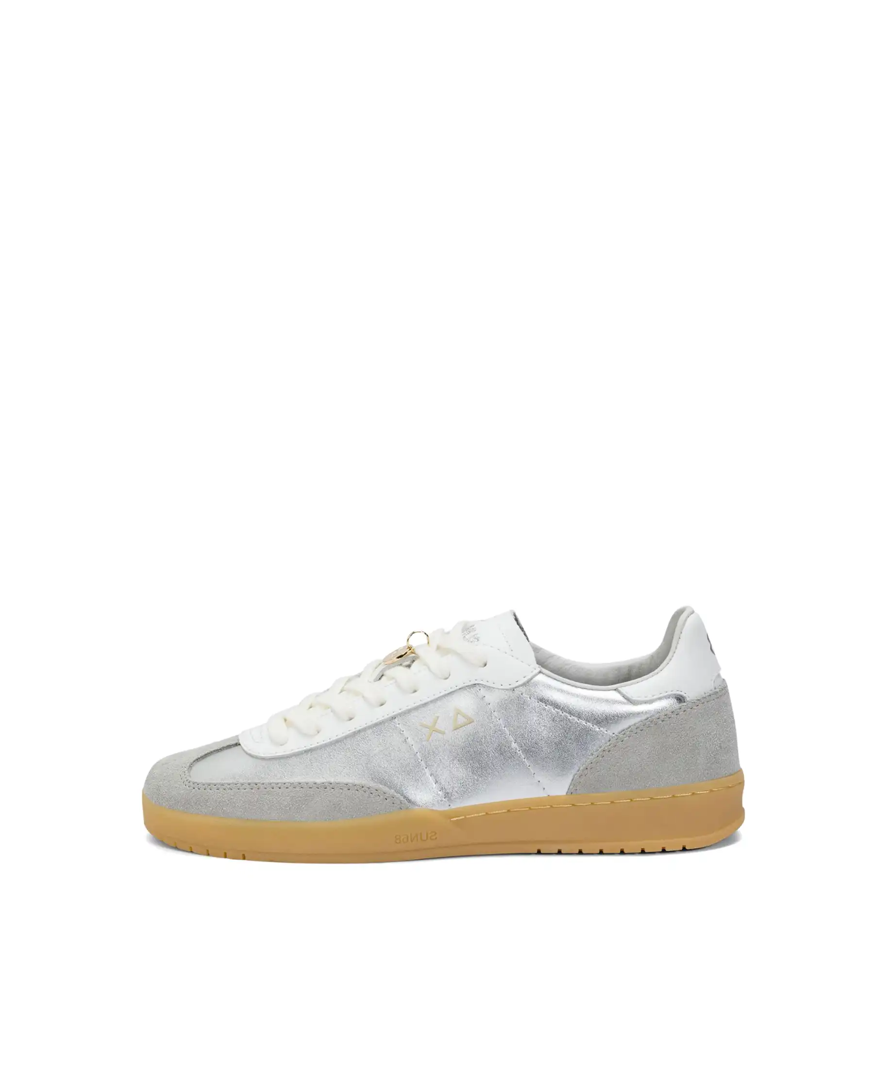 SUN68 SNEAKERS CALIFORNIA ARGENTO