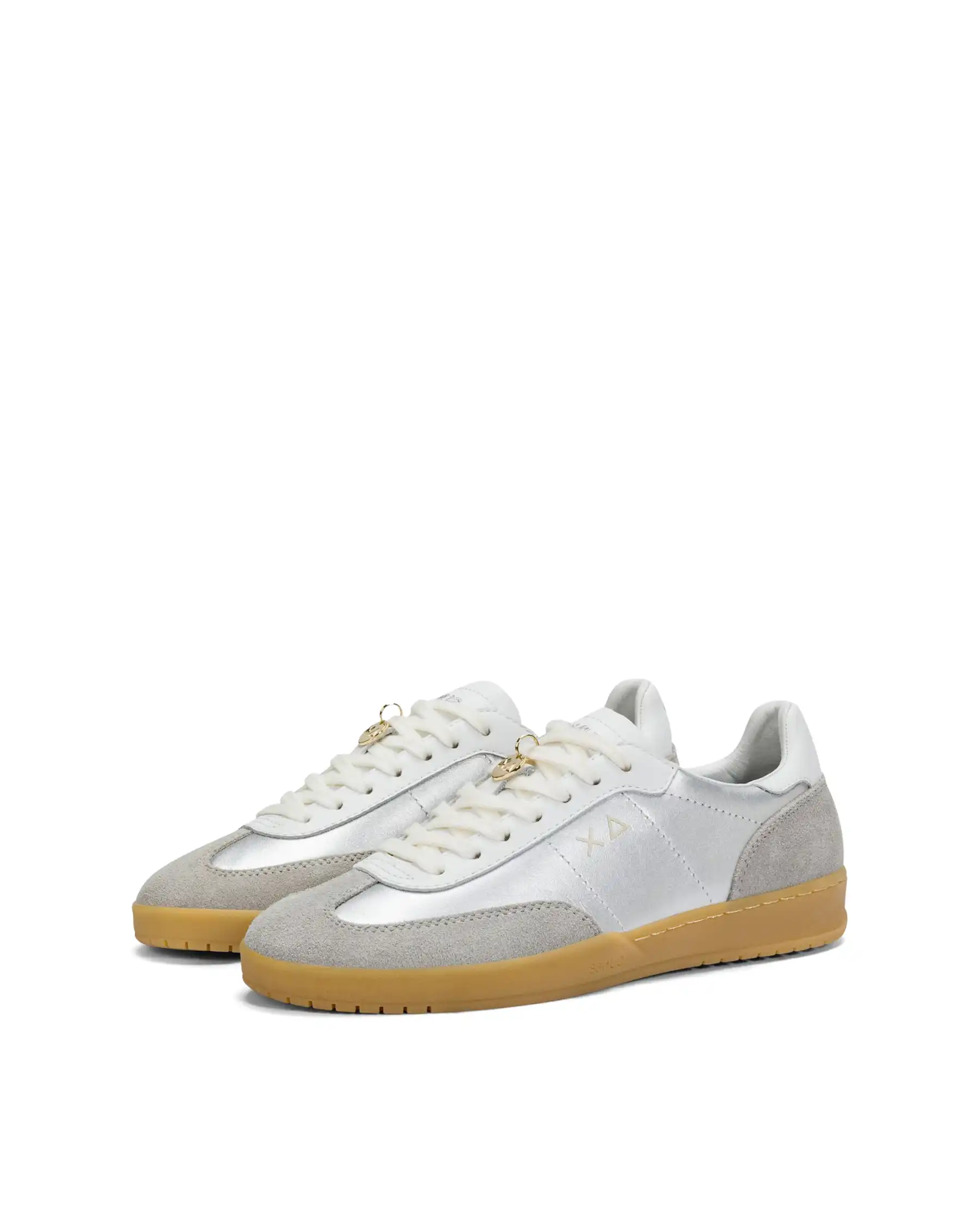 SUN68 SNEAKERS CALIFORNIA ARGENTO