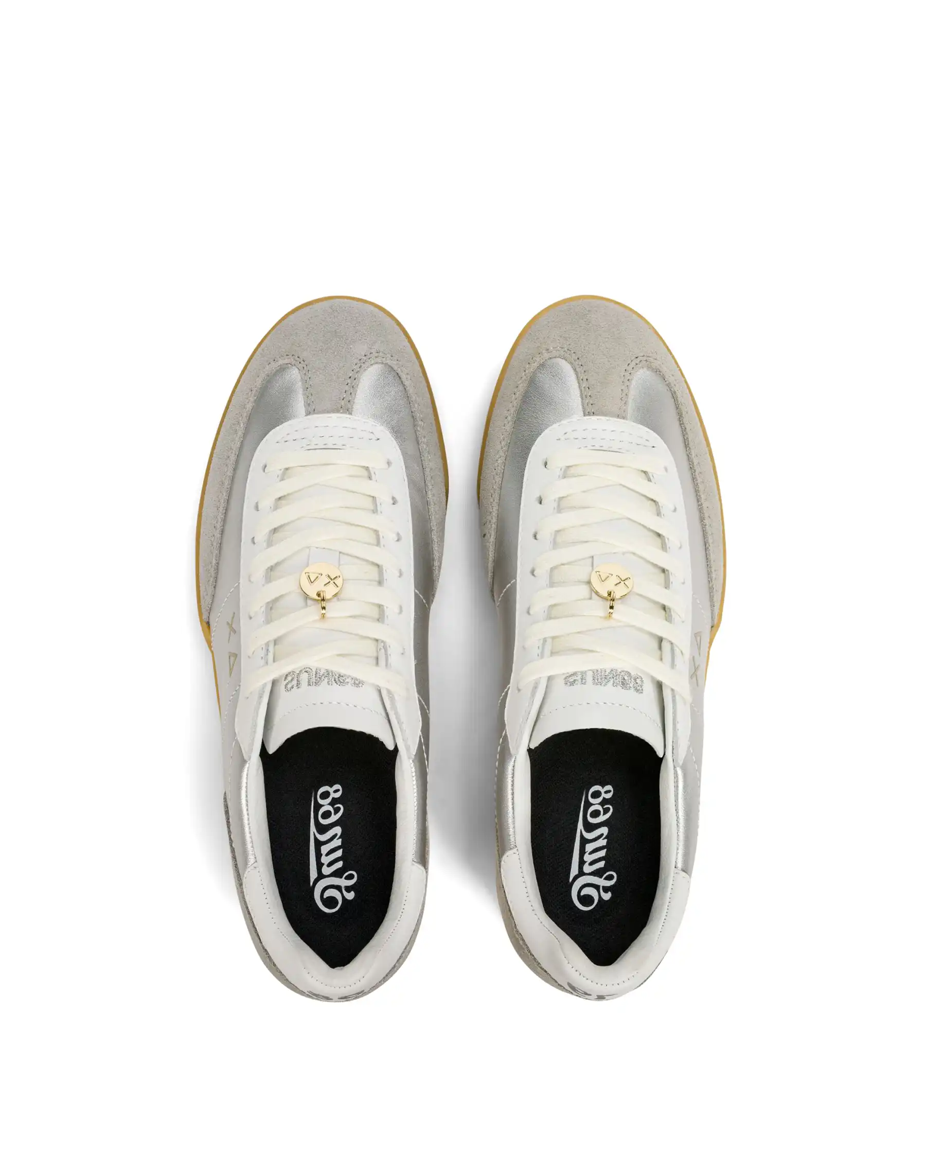 SUN68 SNEAKERS CALIFORNIA ARGENTO