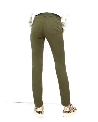 LIU JO PANTALONE CON STRASS VERDE LIU JO PANTALONE CON STRASS VERDE