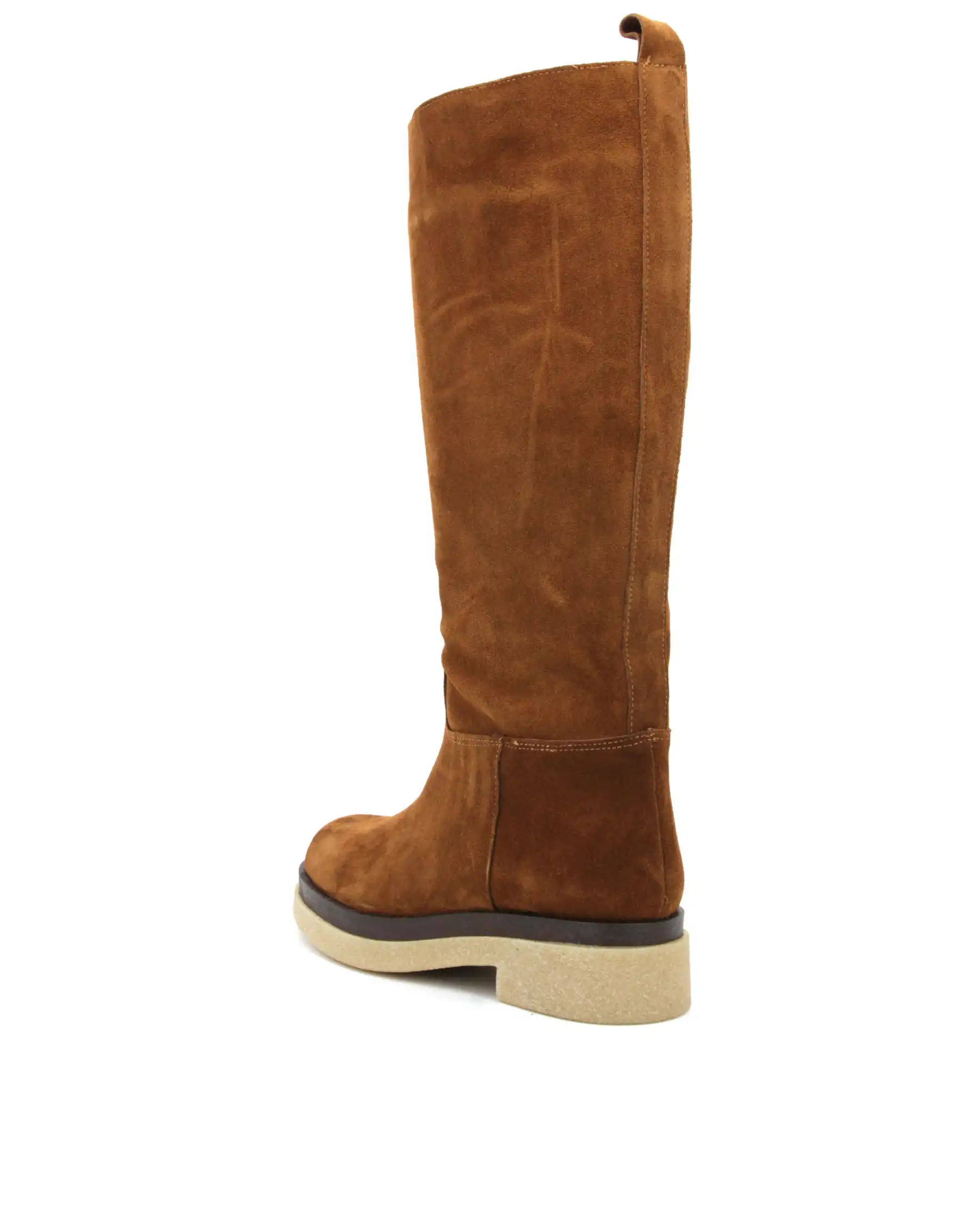 MISS UNIQUE STIVALI CUOIO