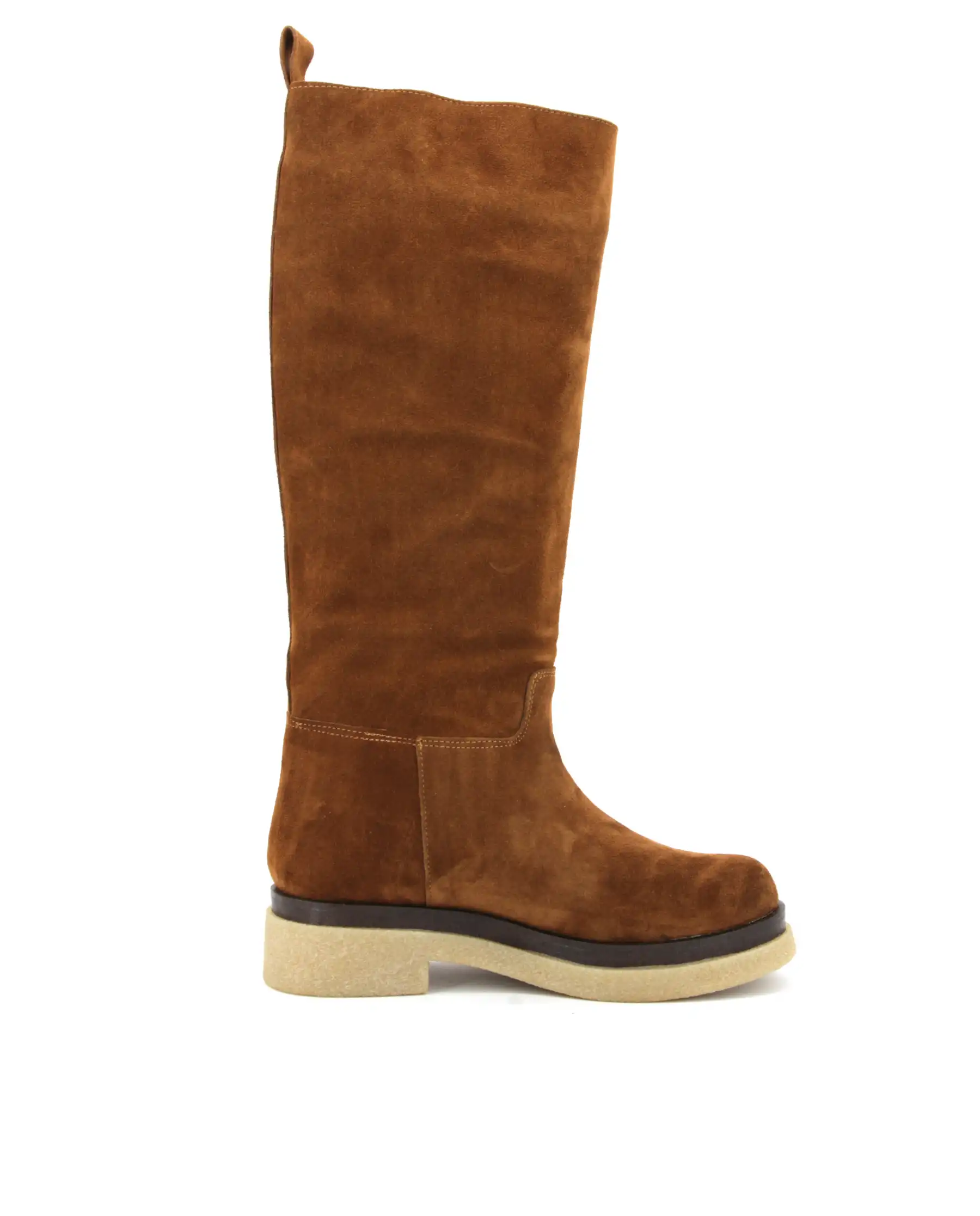 MISS UNIQUE STIVALI CUOIO