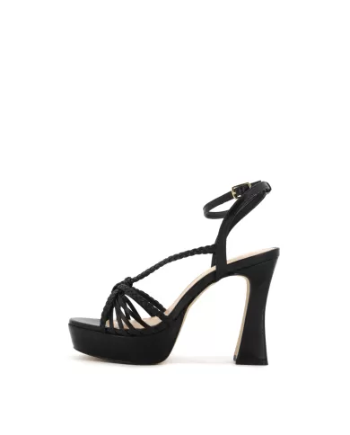 MISS UNIQUE SANDALI NERO