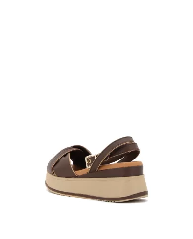 HERSUADE SANDALI MARRONE HERSUADE SANDALI MARRONE